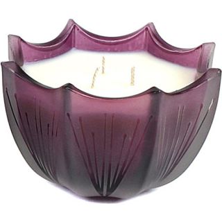 D.L. & CO   Purple Hyacinth scalloped candle