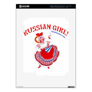 Russian Girl Decal For iPad 3