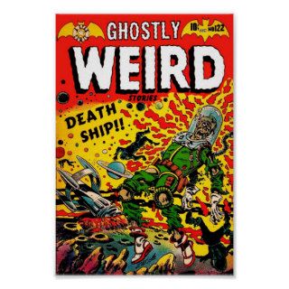 Ghostly Weird 122 L B Cole Vintage Comic Book Print