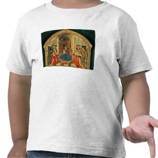 137 0011416 Madonna and Child enthroned with saint Shirt