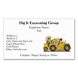 Earthmover Construction Business Cards