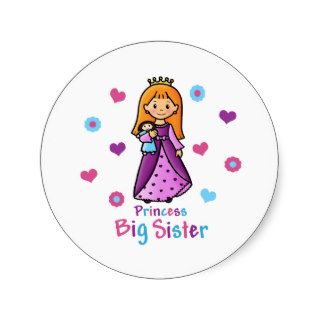 Princess Big Sister Stickers