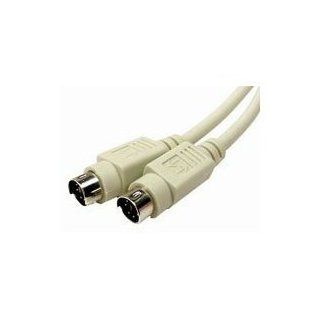 3ft PS2 MM Male Male Keyboard or Mouse Cable   Beige TYPICALLY used for connecting KVM Mouse or keyboard port to computer or other needs requiring a Male to Male PS2 type connection cable. Computers & Accessories