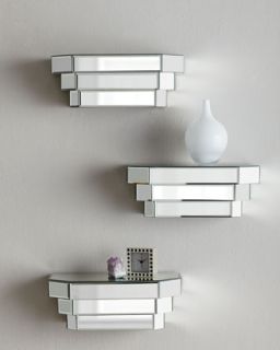 Mirrored Step Shelf