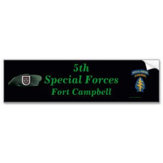 5th special forces group Fort Campbell iraq Bumper Bumper Sticker