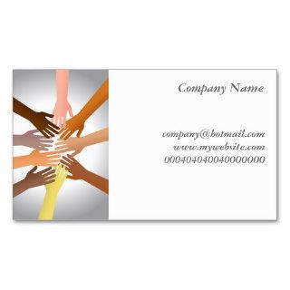 Colourful Hands Business Cards