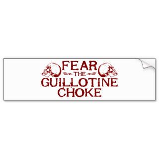 Guillotine Choke Bumper Stickers