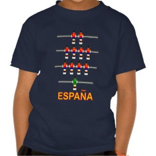 Espana Spain Retro 74 Table Football Foosball T Shirt