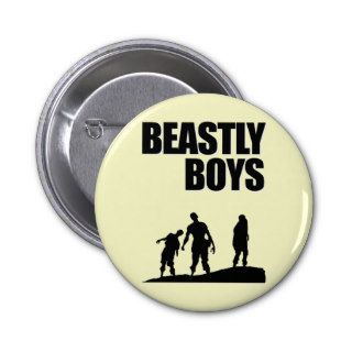 Beastly Boys Button