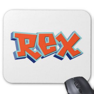 Toy Story Rex Letters Mousepad
