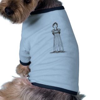Jane Austen Inspired striped Dress Dog Clothing