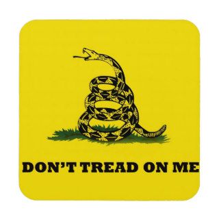 Don't Tread On Me gadston flag Beverage Coaster