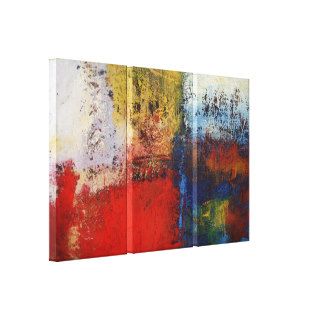 Modern Abstract Painting Wrapped Canvas   3 Canvas Gallery Wrap Canvas