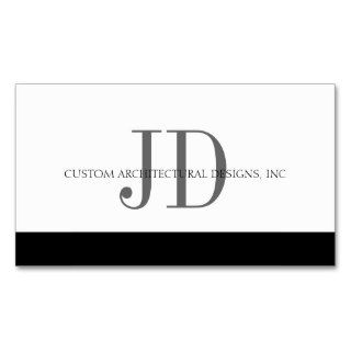Architect White/White   Available Letterhead   Business Cards