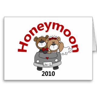 Honeymoon Bears 2010 Card