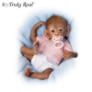 Coco So Truly Real Baby Monkey Doll   16" by Ashton Drake   Real Like Monkey