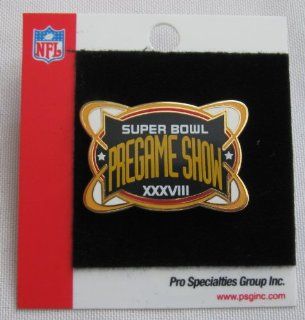 Super Bowl XXXVIII Pregame Show Lapel Pin 