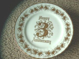 Norcrest Fine China Anniversary Celebration Dessert Plates   Various years   your choose which year you want Kitchen & Dining