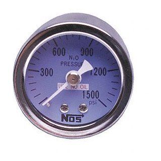 NOS 15910 NOS 0 500psi Nitrous Pressure Gauge Automotive
