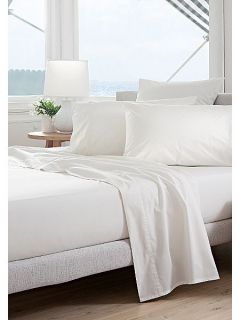 Sheridan Classic percale snow double valance