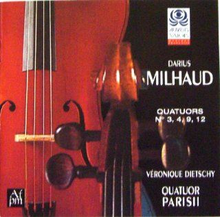 Milhaud Quartets Nos. 3, 4, 9, & 12 Music
