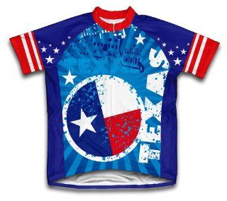 Texas Short Sleeve Cycling Jersey for Men  Sports & Outdoors