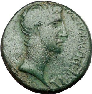 TIBERIUS 14AD Amphipolis in Macedonia Artemis Tauropolos Roman Coin i34406  