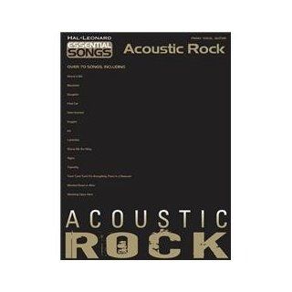 Hal Leonard Essential Songs   Acoustic Rock arranged for piano, vocal, and guitar (P/V/G) (Standard) Musical Instruments