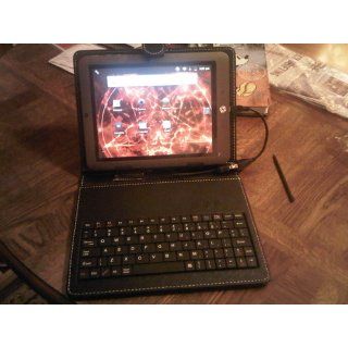 Synthetic Leather Case with Standard USB 2.0 Keyboard and Kick Stand for 8" Android 2.2 Tablet Computers & Accessories