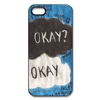 Funny Okay The Fault in Our Stars Quotes Iphone 5/5S Case Hard Back Case for Iphone 5/5S Cell Phones & Accessories