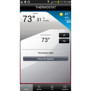 Honeywell Wi Fi Smart Thermostat with Voice Control   Programmable Household Thermostats  