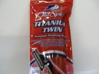 Old Spice titanium twin blade disposable razor   2 ea Health & Personal Care
