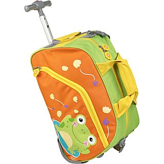 J World New York Frogy 17 Kids Rolling Duffel