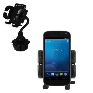 Gomadic Brand Car Auto Cup Holder Mount suitable for the Samsung Galaxy Nexus CDMA   Attaches to your vehicle cupholder Cell Phones & Accessories