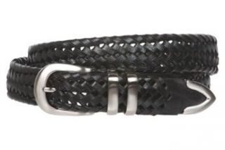 Men's 1 1/8 Inch (30 mm) Braided Leather Dress Belt Size 52" Color Black at  Mens Clothing store