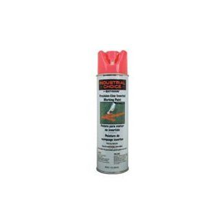 RUST OLEUM 1661838 Industrial Choice 17 Ounce Fluorescent Pink Aerosol Marking Paint   Spray Paints  