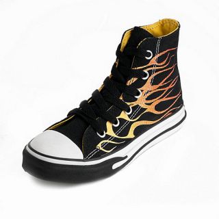 Converse Converse Black flame high top girls trainers