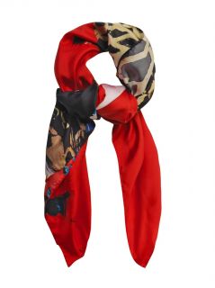 'Diane' Warhol print silk scarf  Diane Von Furstenberg  MATC