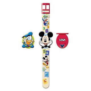 Disney Mickey Mouse Interchangeable Head Flip Top LCD Watch