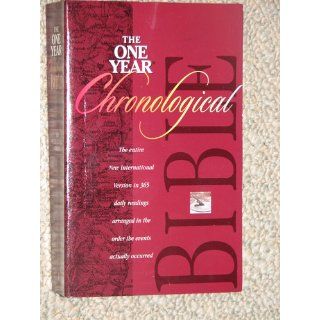 The One Year Chronological Bible [NIV] Tyndale 9780842350907 Books