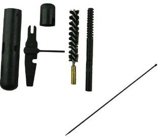 Ultimate Arms Gear Mil Spec SKS Rifle Cleaning Rod For 17.5" Length for Standard SKS Rifle Barrel with 8 32 Threads to Thread onto Rifle + Chinese Military Genuine Surplus SKS Rifle 7.62x39 Original Butt Stock Buttstock Cleaning Kit  Gunsmithing Tool