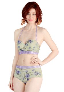 Basking in Style Swimsuit Top  Mod Retro Vintage Bathing Suits