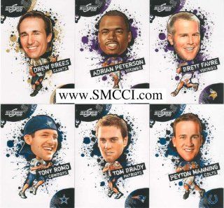 2010 Score Football NFL Players 19 Card Complete Mint Hand Collated Insert Set Including Adrian Peterson, Brett Favre, Drew Brees, Tom Brady, Peyton Manning and Many Others at 's Sports Collectibles Store