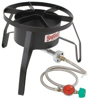 Bayou Classic SP10 High Pressure Outdoor Gas Cooker, Propane  Outdoor Fry Pots  Patio, Lawn & Garden