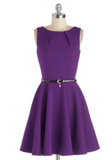 Luck Be a Lady Dress in Violet  Mod Retro Vintage Dresses