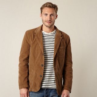 J by Jasper Conran Designer tan corduroy blazer jacket