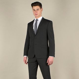 Thomas Nash Black stripe slim fit 2 button suit jacket