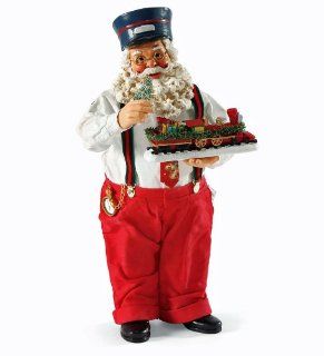 Christmas Decoration   Possible Dreams Santa Holiday Express   Santa with Toy Train   Holiday Figurines