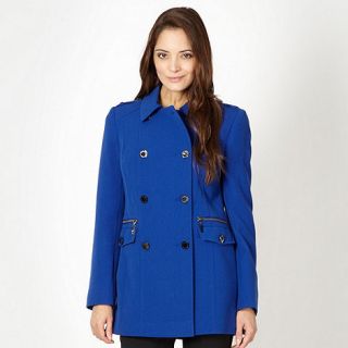 Star by Julien Macdonald Designer blue double breasted coat