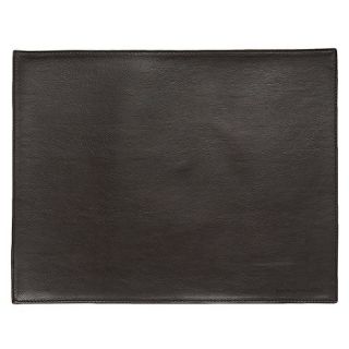 RJR.John Rocha Single brown faux leather placemat